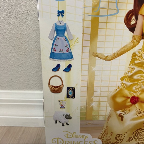 Disney Store Official Princess Story Doll Beauty and the Beast Belle Barbie Doll - Picture 3 of 6